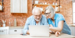 CF Equity Release Image | image of an elderly couple using a laptop