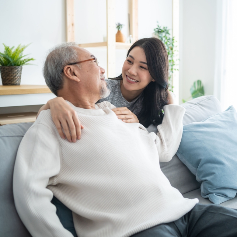 CF LPA Image | Image of an elderly man being cared for by a loved one